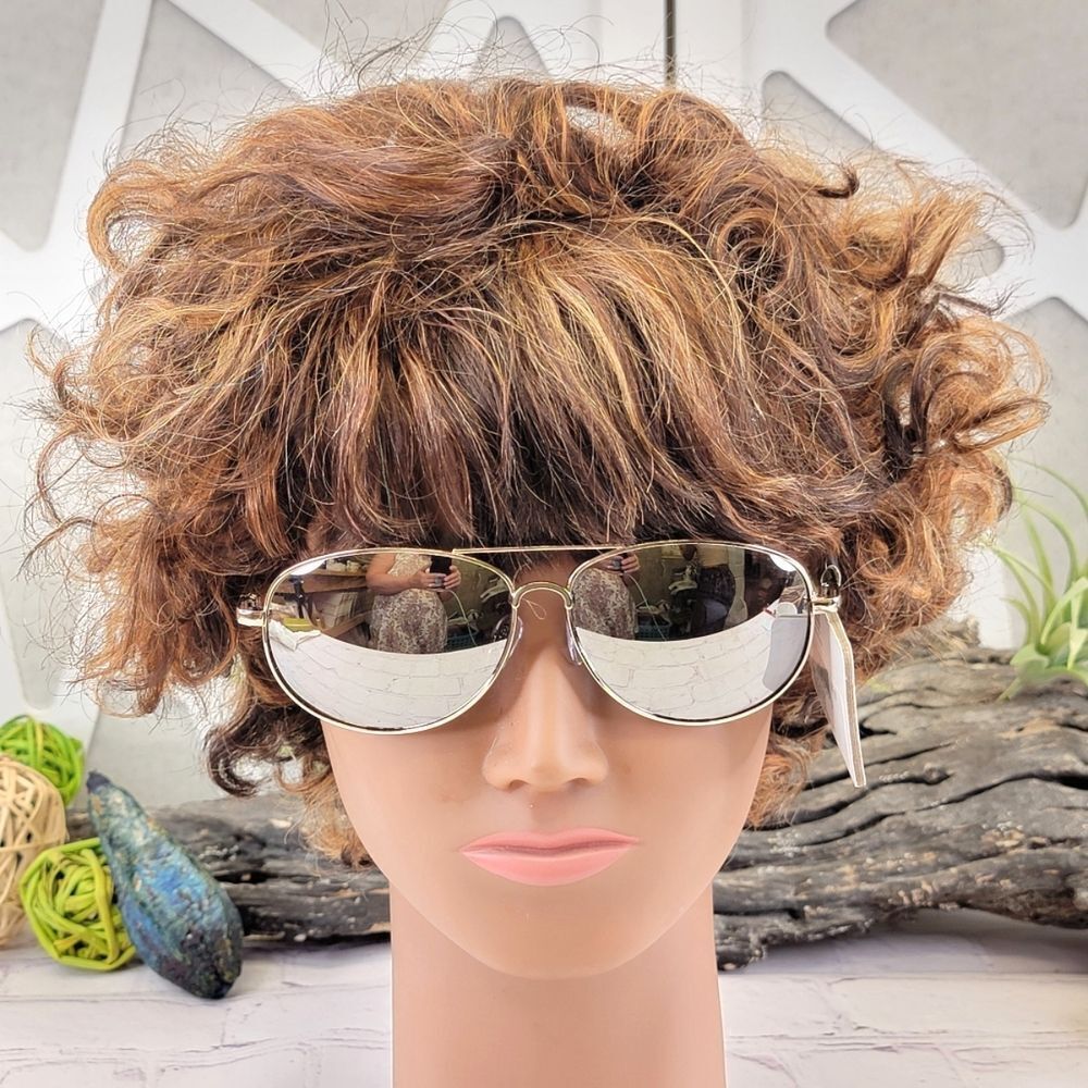 NWT West Loop Classic Aviator Silver Mirrored Sun… - image 3